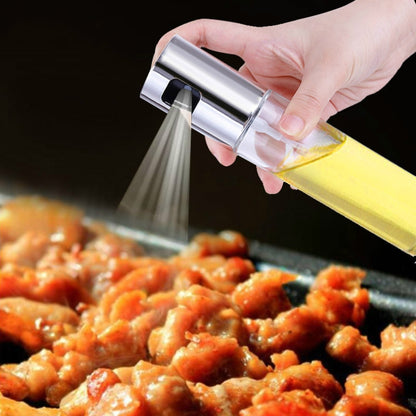 Kitchen Glass Olive Oil Spray Bottle Vinegar Oil Sprayer Seasoning Bottle