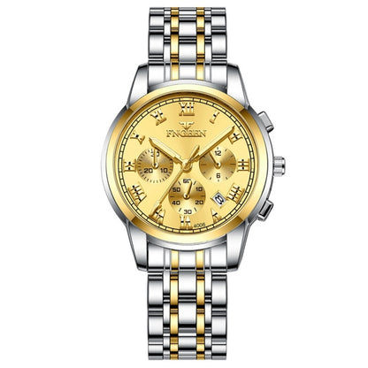 FNGEEN 4006 Ladies Quartz Watch Fashion Luminous Date Display Watch
