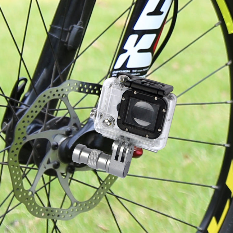 حامل محور عجلة الدراجة، حامل تمديد ثابت للدراجة من أجل Gopro وXiaomi Yi وما إلى ذلك