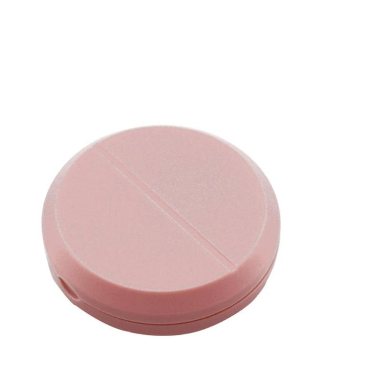 Round Medicine Cutter Stainless Steel Blade Plastic Medicine Dispensing Box