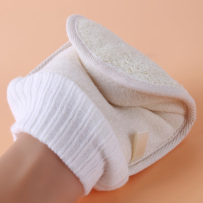 Natural Loofah Gloves Bath Scrub, Natural Loofah Gloves