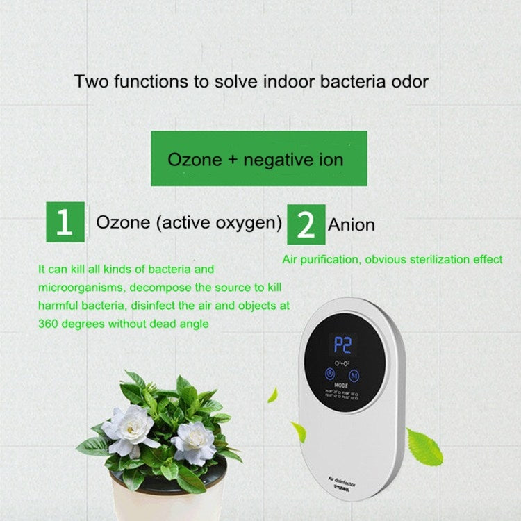 Ozone Disinfection Machine Sterilization Air Purifier Pet Deodorizer Air  Sterilizer, For Home, For Home / Car