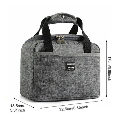 Thickened Handheld Lunch Bag Insulated Bento Bags Kids Lunch Kits