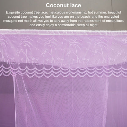 Single-door Mosquito Net Square Roof for Home Student Dormitory, 1.0x1.9x1.5 Meters, 1.2x1.9x1.6 Meters, 1.5x2.0x1.8 Meters, 1.8x2.0x1.8 Meters