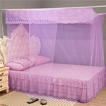 Single-door Mosquito Net Square Roof for Home Student Dormitory, 1.0x1.9x1.5 Meters, 1.2x1.9x1.6 Meters, 1.5x2.0x1.8 Meters, 1.8x2.0x1.8 Meters