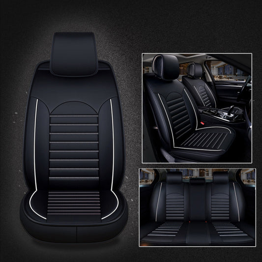 Universal PU Leather Car Seat Cover, Black White, Black Red, Black White Deluxe, Black Red Deluxe, Coffee Deluxe, Beige Deluxe, Beige, Coffee