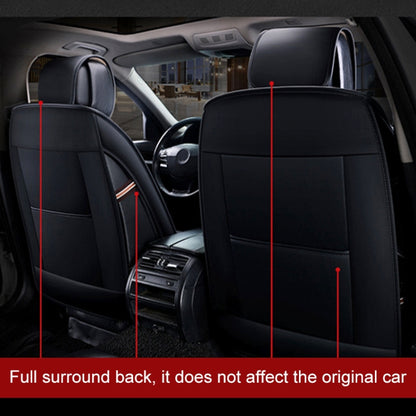 Universal PU Leather Car Seat Cover, Black White, Black Red, Black White Deluxe, Black Red Deluxe, Coffee Deluxe, Beige Deluxe, Beige, Coffee