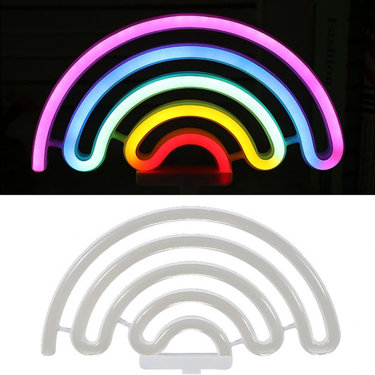 Rainbow Lights Decoration Neon Night Lights, Rainbow