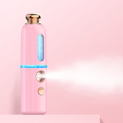 Facial Steamer Nano Spray Water Replenishing Instrument Portable Cold Spray Machine Charging Beauty Instrument Alcohol Disinfection, Cute Rabbit, Cute Deer, Crown