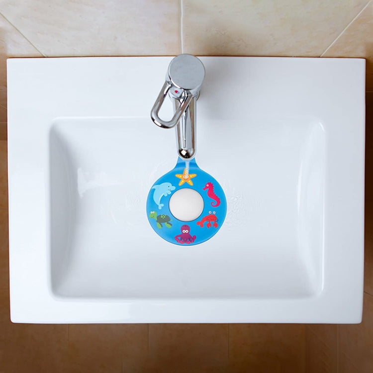 Sewer Floor Drain Pool Plug Silicone Waterproof Bathtub Plug, Marine Life A, Marine Life B, Football, Snowflake, Motion