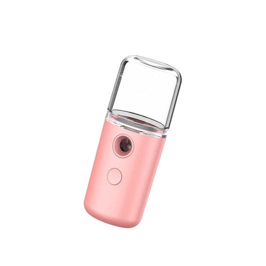 Facial Hydration Instrument Air Humidifier USB Beauty Cold Spray Instrument Auto Alcohol Disinfection Spayer, White, Pink, Green, Yellow