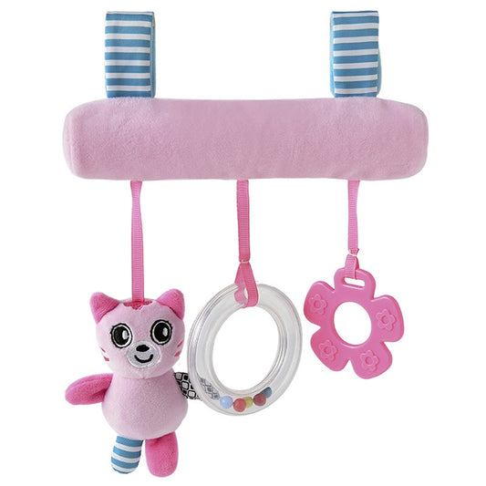Baby Stroller Cartoon Animal Pendant Cradle Ornament Hanging Rattle
