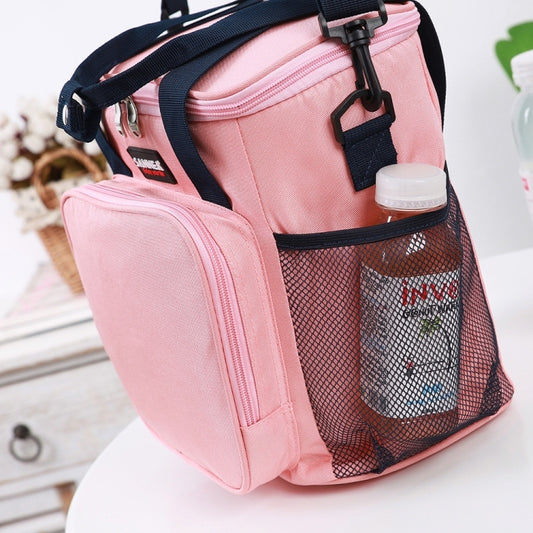 Environmentally Friendly Cartoon Portable Picnic Insulation Folding Lunch Bag, Sanne Lunch Bag(Red), Sanne Lunch Bag(Navy Blue), Sanne Lunch Bag (Gray)
