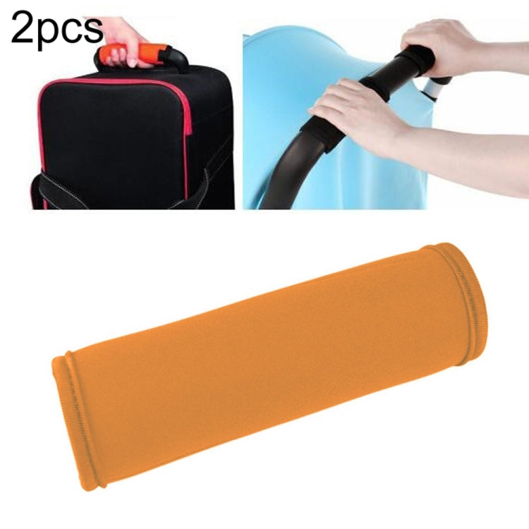 2 PCS Comfortable Neoprene Luggage Handle Wrap Grip Baby Universal Stroller Grip Protective Cover for Travel Bag Luggage Suitcase, Universal Black, Universal Orange, Universal Red, Universal Green, Universal Blue, Universal Yellow