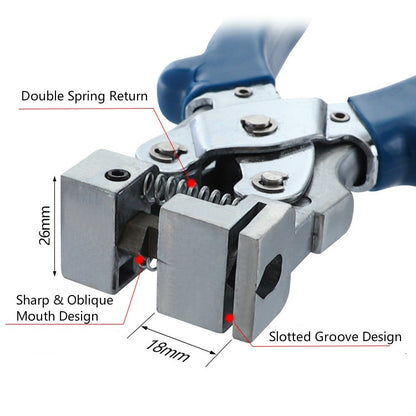RUITOOL V-shaped Fold Pliers 90 Degree Angle Pliers Clamp Strip Edge Band Strip Pliers