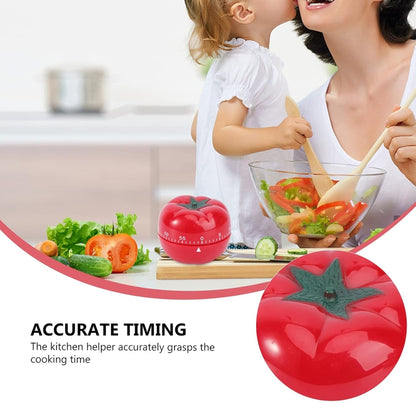 Creative Cute Tomato Shape Kitchen Mechanical Timer Alarm Reminder, Tomato Shape Mechanical Time