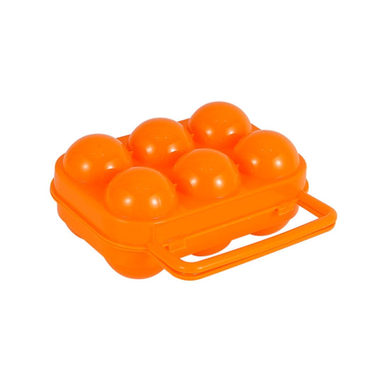 6 Grid Outdoor Portable Egg Protection Box, Random Color Delivery