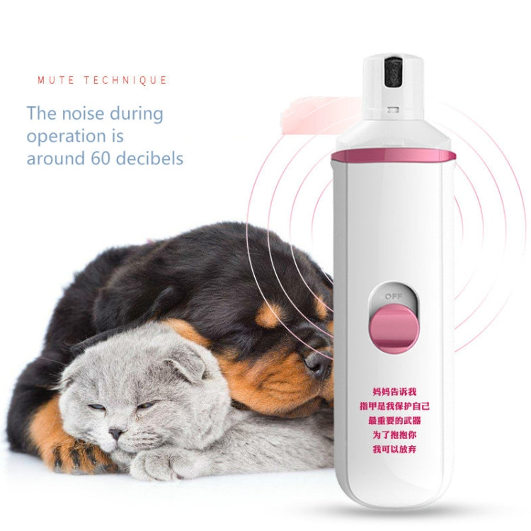 Pet Electric Manicure Device Dog Nail Polisher, Charged