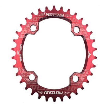 MOTSUV Round Narrow Wide Chainring MTB  Bicycle 104BCD Tooth Plate Parts