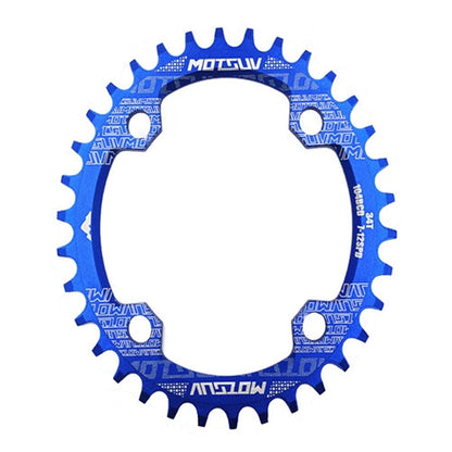 MOTSUV Round Narrow Wide Chainring MTB  Bicycle 104BCD Tooth Plate Parts