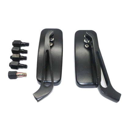 Anti-glare Square Aluminum Motorcycle Modified Rearview Mirror, Anti-glare