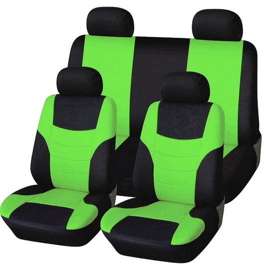 Universal Car Seat Cover Personality Stitching Automotive Chairs Protective Sleeve Cloth Automobile Seats Covers, Green, Yellow, Orange, red, pink, Blue