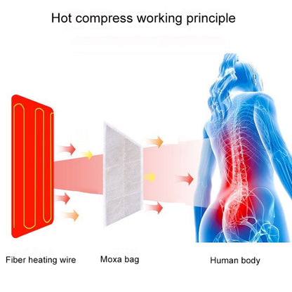 Warm Hot Compress Electric Heating Waist Belt