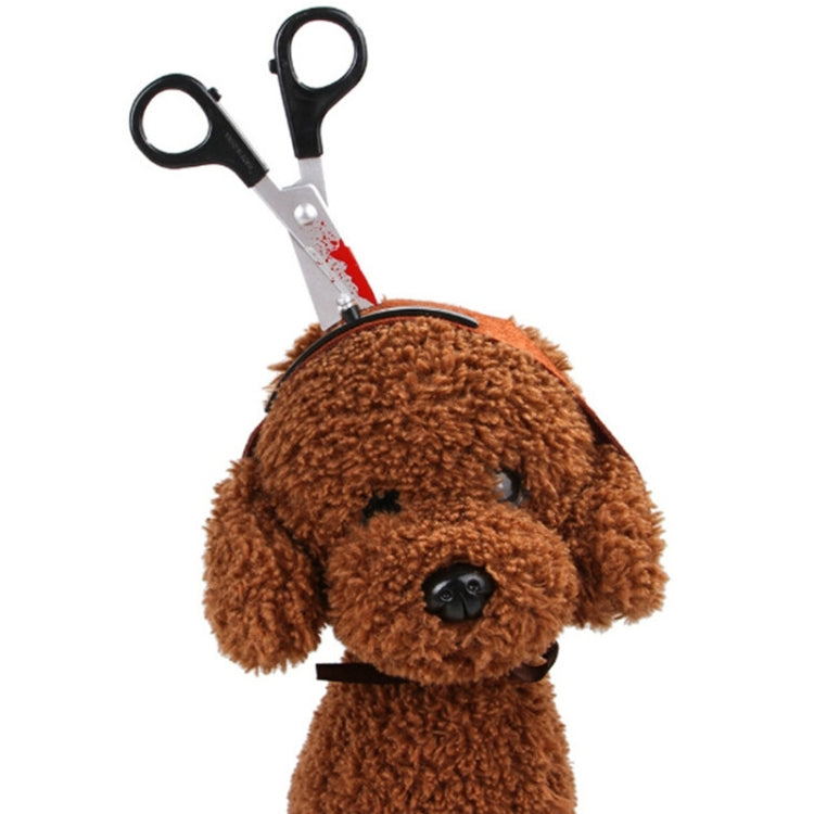 عصابة رأس وقبعة بغطاء رأس بتصميم قطة وكلب الهالوين بتصميم مرح ومبتكر، مقاس صغير، متوسط