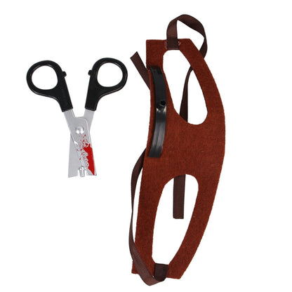 عصابة رأس وقبعة بغطاء رأس بتصميم قطة وكلب الهالوين بتصميم مرح ومبتكر، مقاس صغير، متوسط