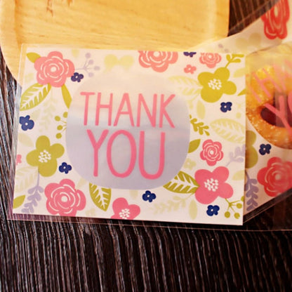 100pcs / Pack Baking Bags Candy Bags Biscuit Bags Small Pastry Bags Handmade Soap Self-adhesive Bags, Self-adhesive Bags