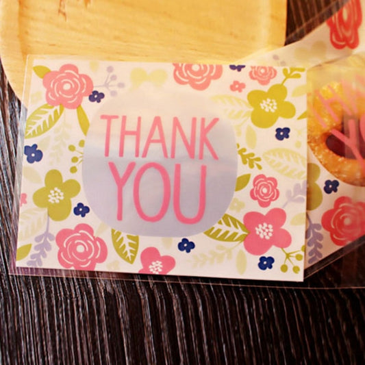 100pcs / Pack Baking Bags Candy Bags Biscuit Bags Small Pastry Bags Handmade Soap Self-adhesive Bags, Self-adhesive Bags