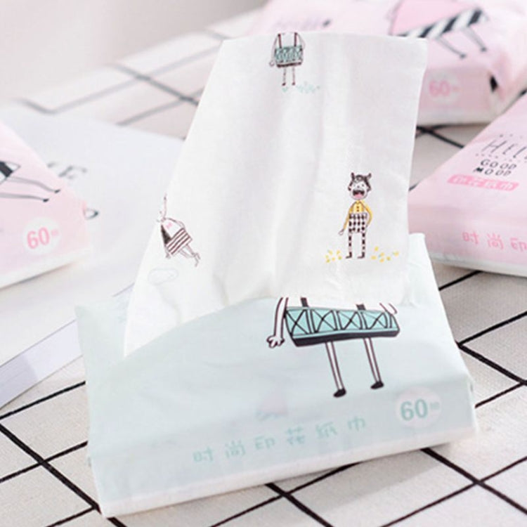 Colorful Cartoon Household Printing Paper Napkin Facial Tissue, Color Random Delivery, Cartoon Paper