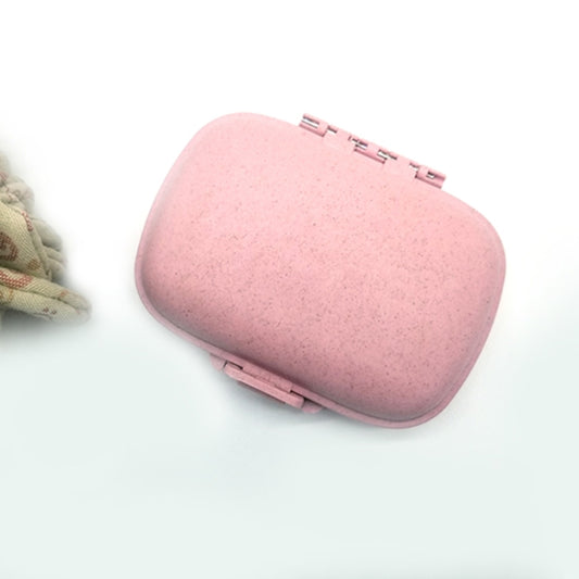 3 PCS 8-Grid Double-layer Portable Mini Straw Pill Storage Box