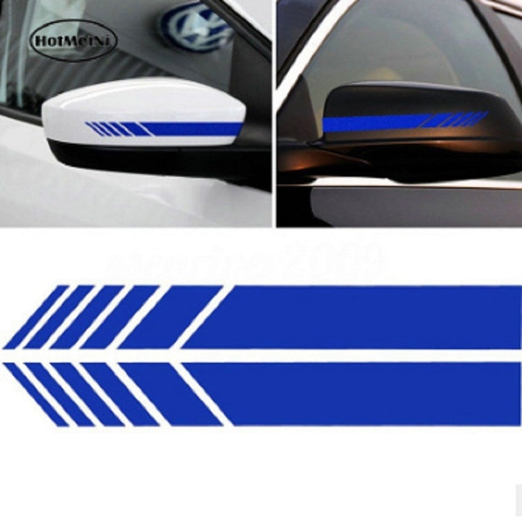 10 PCS Simple Rearview Mirror Car Stickers Rearview Mirror Personality Scratches Reflective Car Stickers, D5