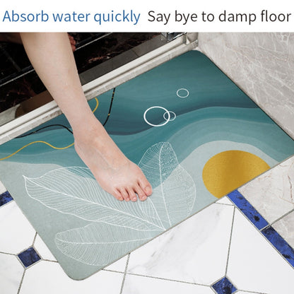 Bathroom Toilet Quick-Drying Absorbent Non-Slip Mats Diatom Ma, 60 x 40 cm