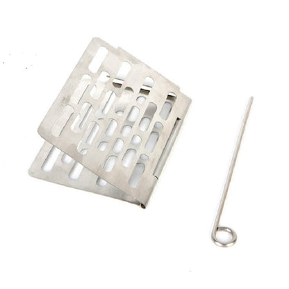 Stainless Steel Folding Barbecue Net  Portable BBQ Picnic Accessories