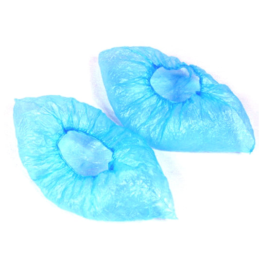 100 PCS Rainy Day Disposable Plastic CPE Thick Outdoor Shoe Cover, 3g
