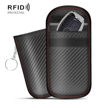 Antimagnetic RFID Car Key Mobile Phone Bag Shielding Set Radiation Cell Phone Pocket, 2 PCS 13 x 8.5cm