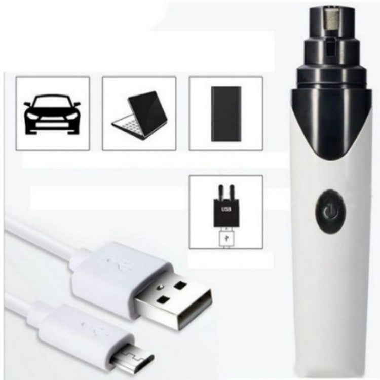 Pet Nail Polisher Cats and Dogs Clean Nails Electric Manicure, PTy068 1 Block Silent Version, PTy078 2 Block Professional Edition, PTw208 White 1 Block Normal Version, PTw208 Black 1 Block Normal Edition