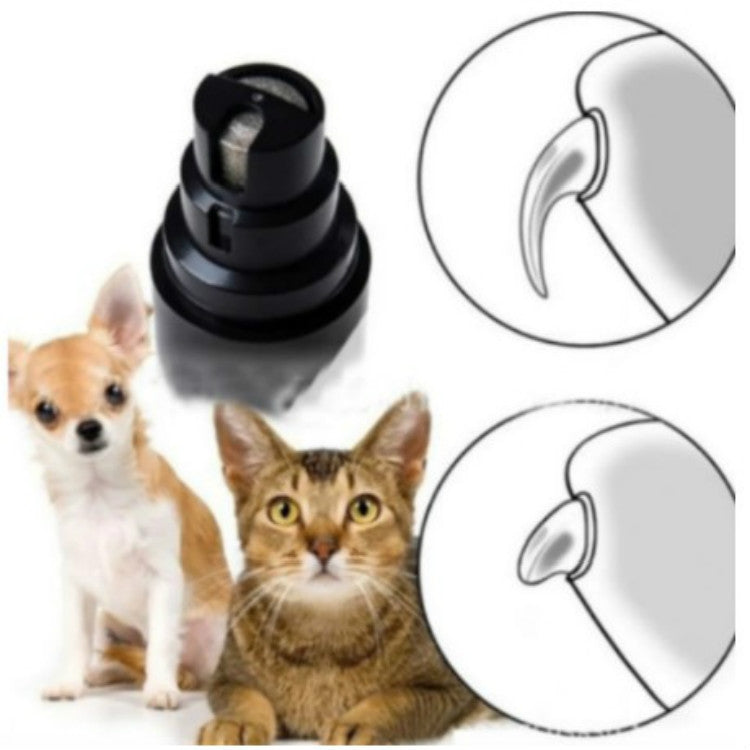 Pet Nail Polisher Cats and Dogs Clean Nails Electric Manicure, PTy068 1 Block Silent Version, PTy078 2 Block Professional Edition, PTw208 White 1 Block Normal Version, PTw208 Black 1 Block Normal Edition