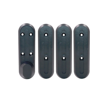4 in 1 For Xiaomi Mijia M365 Scooter Motor Plastic Protective Cover Waterproof Cover Front and Rear Wheel Protection Blocks, Random Color Delivery