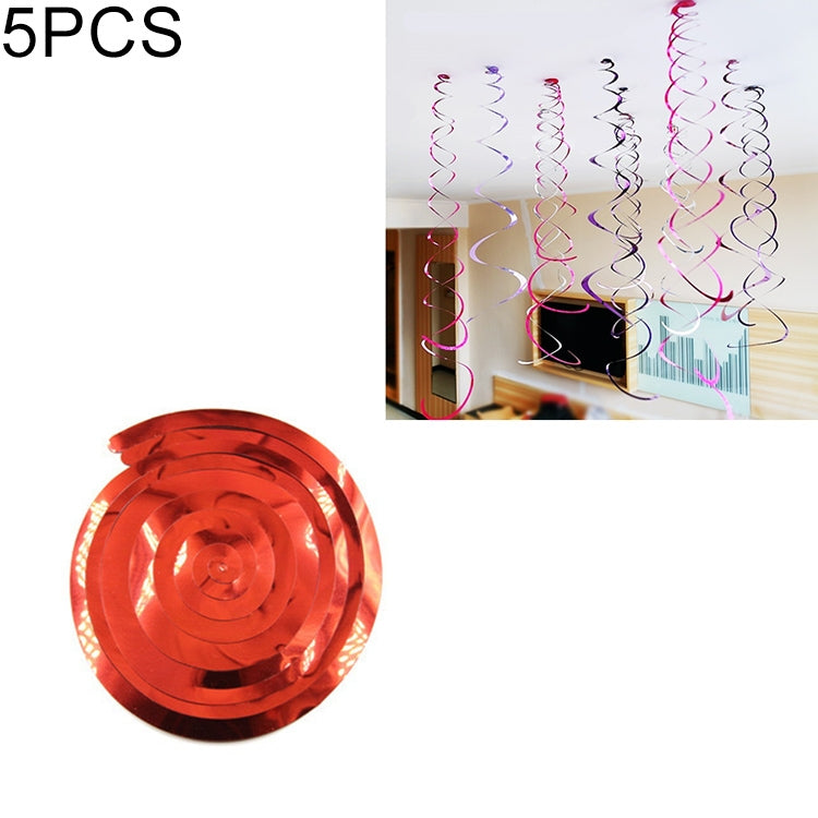 5 قطع زينة حلزونية من البولي فينيل كلوريد بطول 70 سم لعيد الميلاد ورياض الأطفال والفصول الدراسية وحفلات أعياد الميلاد وزخارف معلقة من الترتر