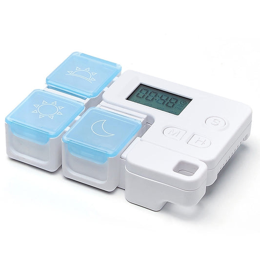 Portable Intelligent Plastic Storage Box Electronic Timing Reminder Medicine Boxes
