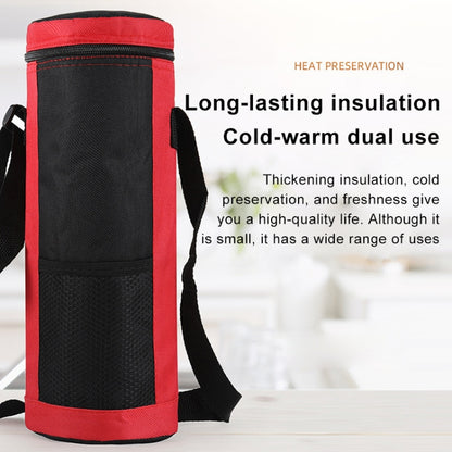 Insulation Pot Cup Set Hot Water Bottle Protective Cover Outdoor Picnic Travel Slung Fresh-keeping Cup Bag, 1.1 - 2L