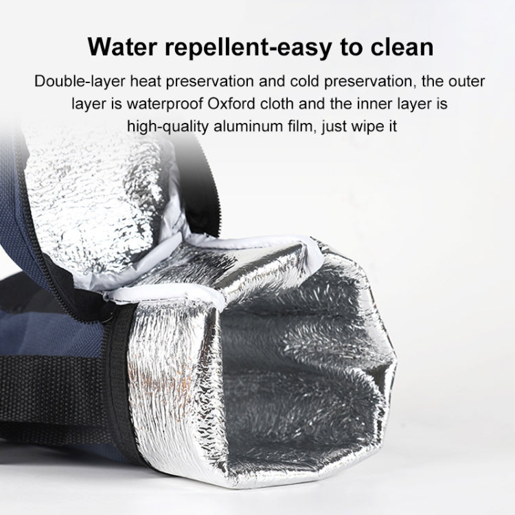 Insulation Pot Cup Set Hot Water Bottle Protective Cover Outdoor Picnic Travel Slung Fresh-keeping Cup Bag, 1.1 - 2L