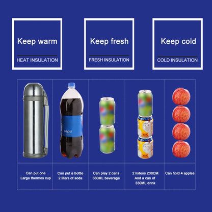 Insulation Pot Cup Set Hot Water Bottle Protective Cover Outdoor Picnic Travel Slung Fresh-keeping Cup Bag, 1.1 - 2L