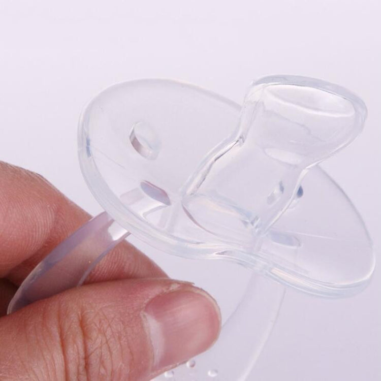 Baby Products Full Silicone Round Head Thumb Transparent Pacifier