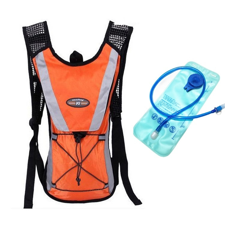 Outdoor Sports Mountaineering Cycling Backpack with 2L Water Bag, Blue with Water Bag, Orange with Water Bag, Black with Water Bag