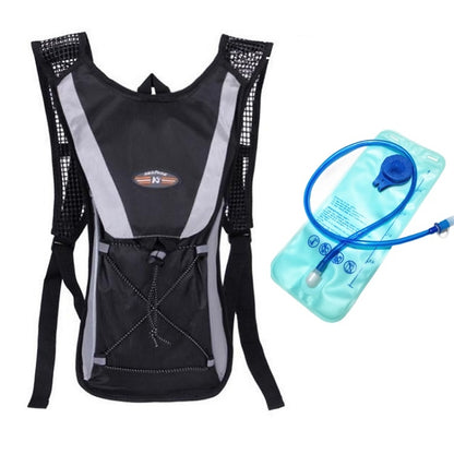 Outdoor Sports Mountaineering Cycling Backpack with 2L Water Bag, Blue with Water Bag, Orange with Water Bag, Black with Water Bag