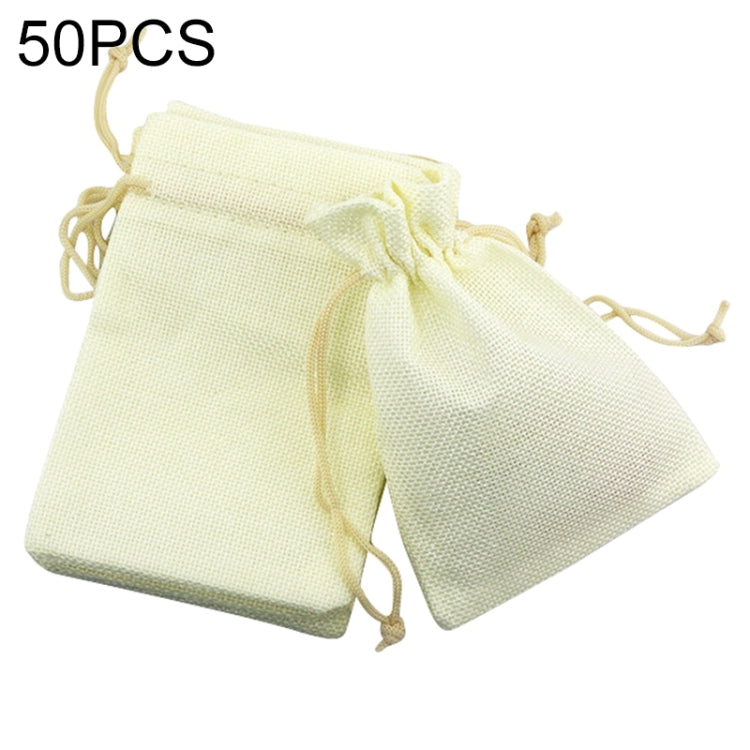 50 PCS Multi size Linen Jute Drawstring Gift Bags Sacks Wedding Birthday Party Favors Drawstring Gift Bags